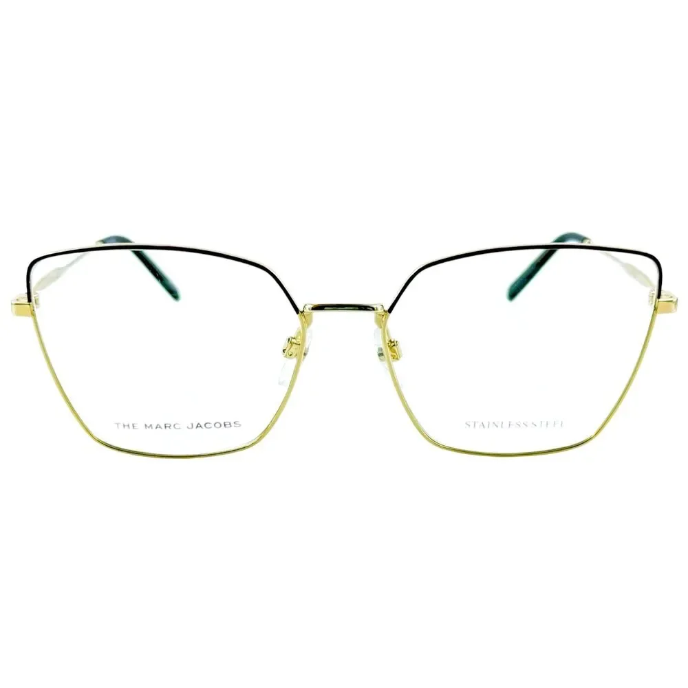 Marc Jacobs Marc 561 Womens Metal Eyeglass Frame NOA Gold Burgundy 56-16